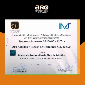 RECONOCIMIENTO AMAAC - IMT