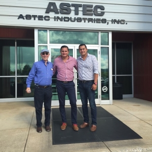 Visita a Astec, Inc., Asphalt Drum Mixers y Roadtec