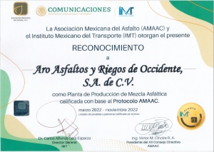 CERTIFICACION PLANTA EL SALTO